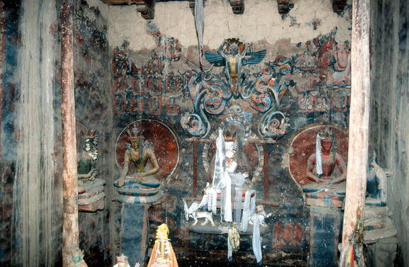 Nako136 Lotsaba Lha-khang, west wall, niche CL98 30,2