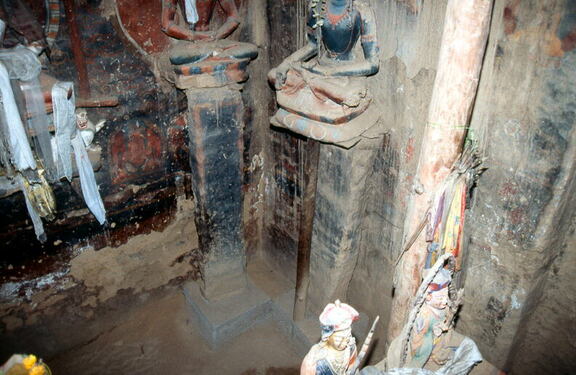Nako141 Lotsaba Lha-khang, west-north wall, niche CL98 30,7