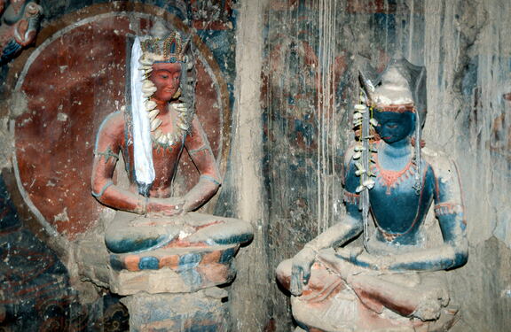 Nako154 Lotsaba Lha-khang, west-north wall, niche CL98 30,27