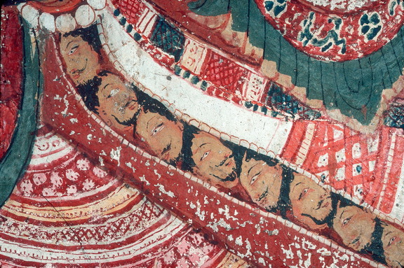 Mahākāla and retinue