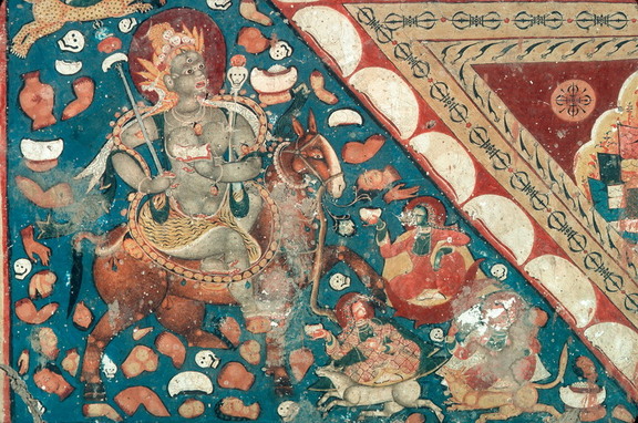 Mahākāla and retinue