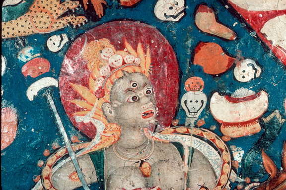 Mahākāla and retinue