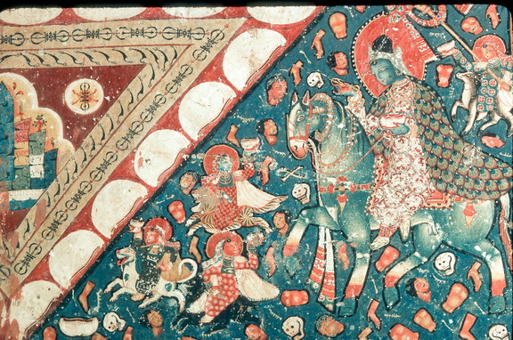 Mahākāla and retinue