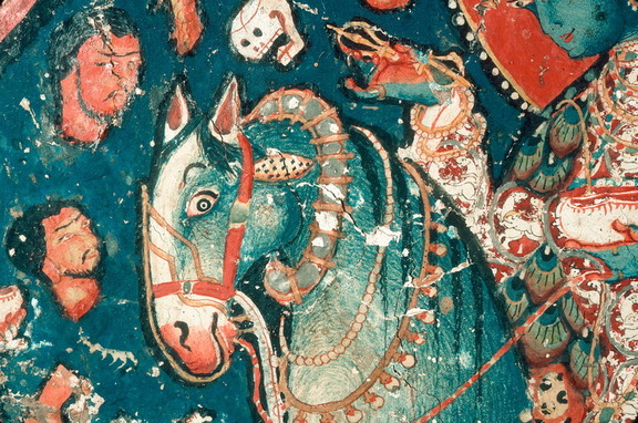 Mahākāla and retinue