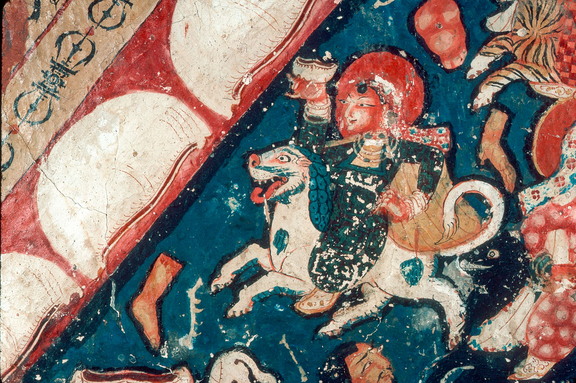 Mahākāla and retinue