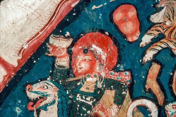 Mahākāla and retinue