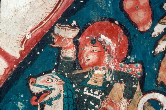 Mahākāla and retinue