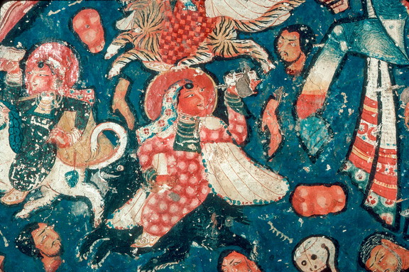 Mahākāla and retinue