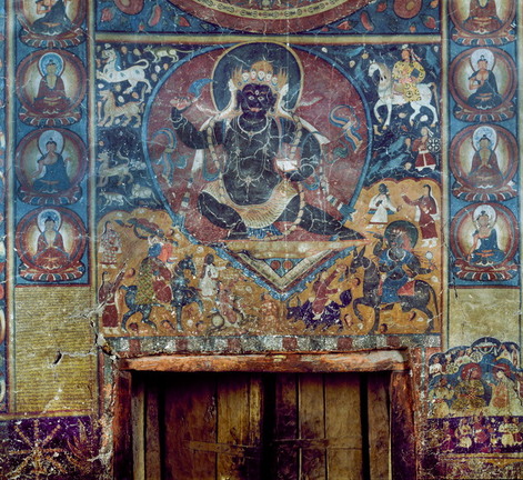 Mahākāla and retinue