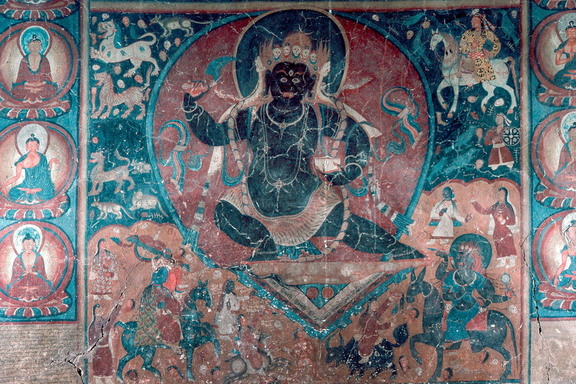 Mahākāla and retinue