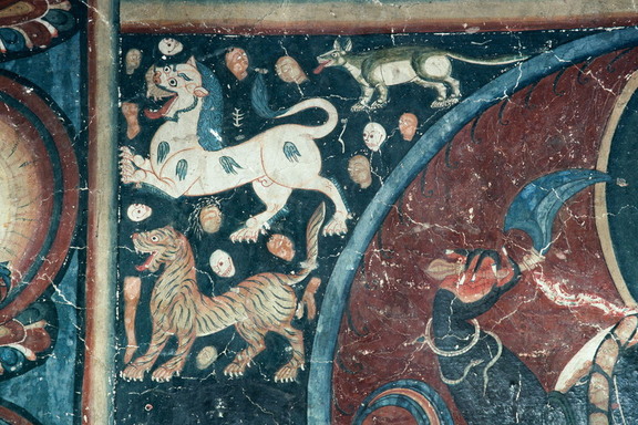 Mahākāla and retinue