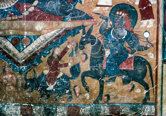 Mahākāla and retinue