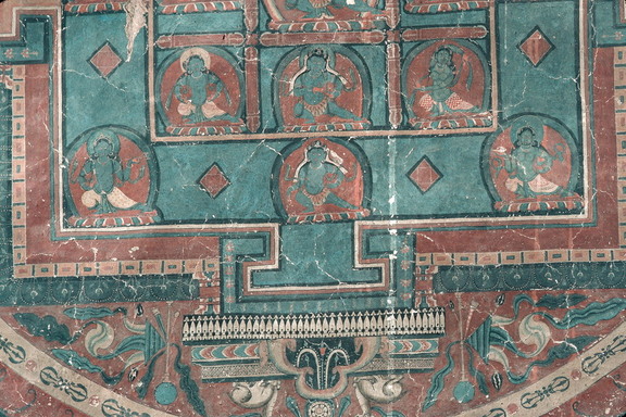 Maṇḍala above Mahākāla