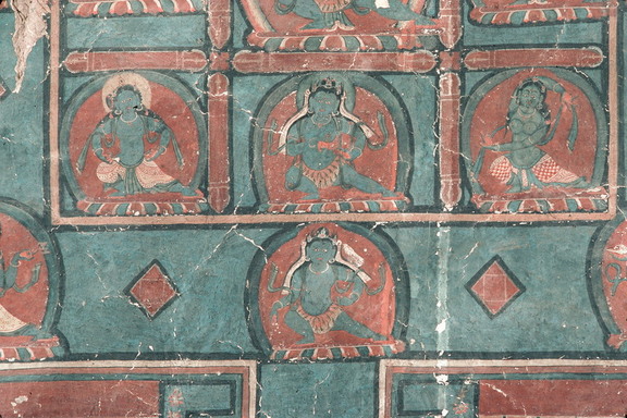 Maṇḍala above Mahākāla