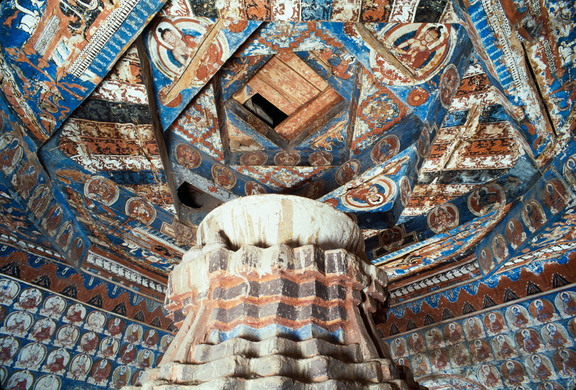 Outer Chörten, ceiling