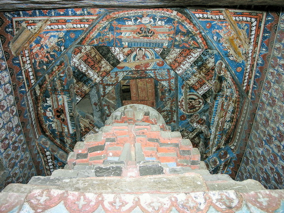 Outer Chörten, ceiling