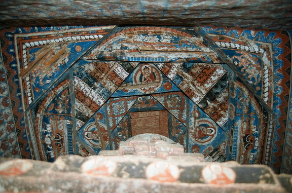 Outer Chörten, ceiling