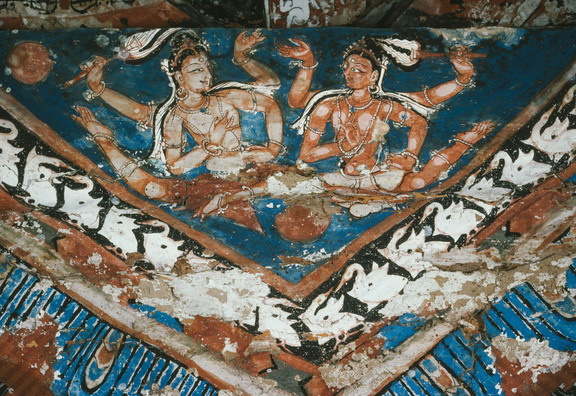 Outer Chörten, ceiling