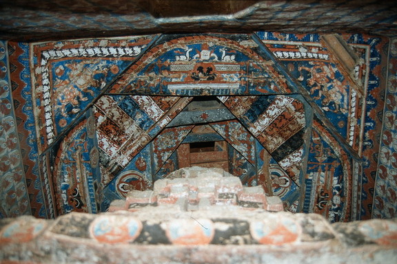 Outer Chörten, ceiling
