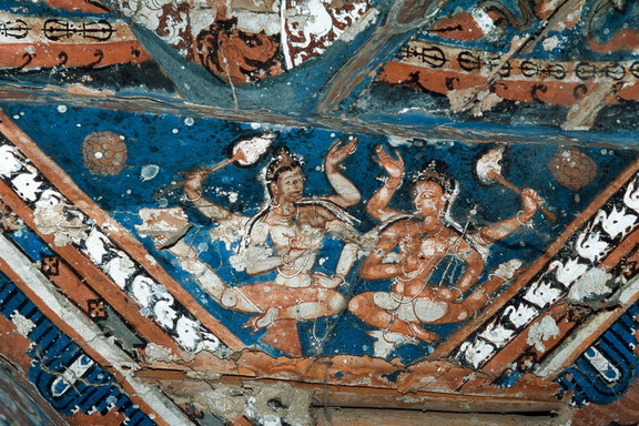 Outer Chörten, ceiling