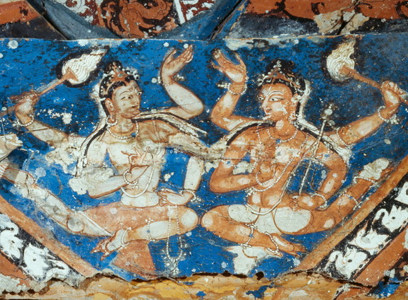 Outer Chörten, ceiling