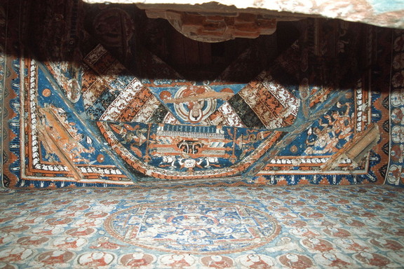 Outer Chörten, ceiling