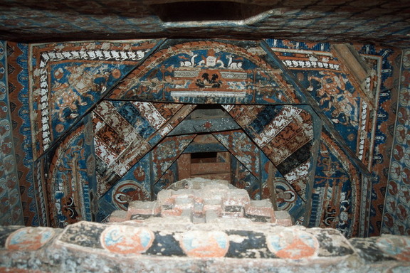 Outer Chörten, ceiling