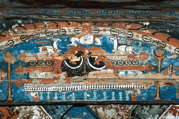 Outer Chörten, ceiling