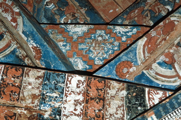 Outer Chörten, ceiling