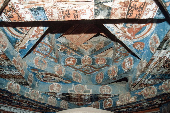 Outer Chörten, ceiling