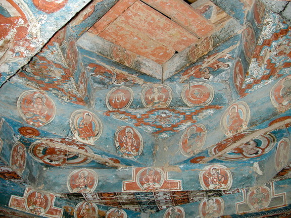 Outer Chörten, ceiling