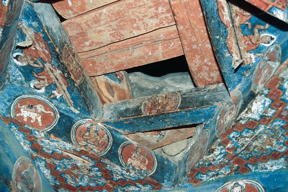 Outer Chörten, ceiling