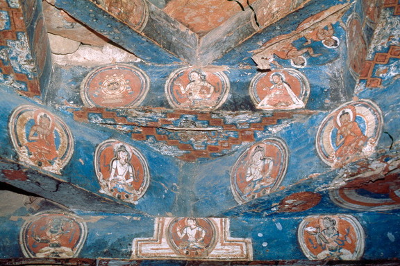 Outer Chörten, ceiling