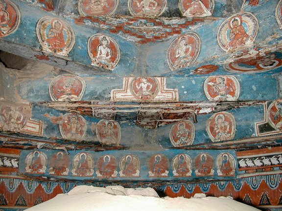 Outer Chörten, ceiling