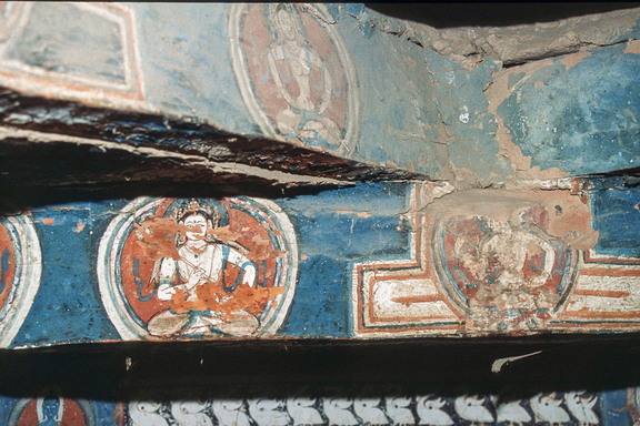 Outer Chörten, ceiling
