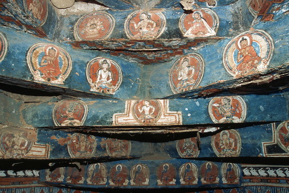 Outer Chörten, ceiling