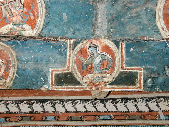 Outer Chörten, ceiling