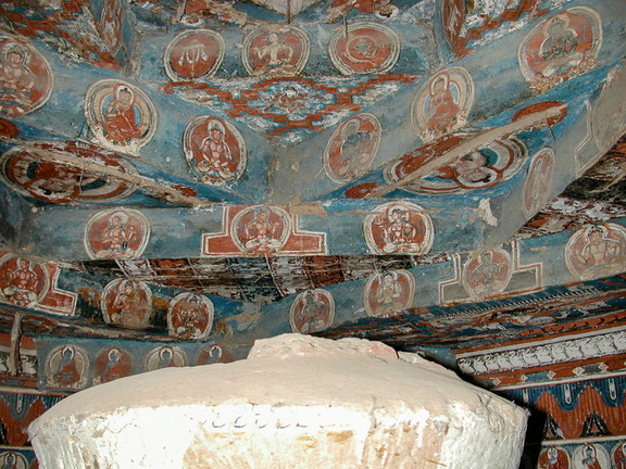Outer Chörten, ceiling