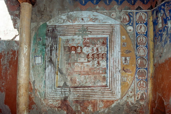 Protective themes in entrance area
