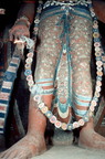 Maitreya's dhoti with Life of the Buddha