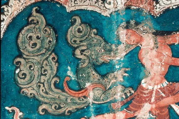 Tārā rescuing from danger