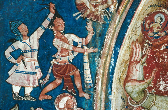 Tārā rescuing from danger