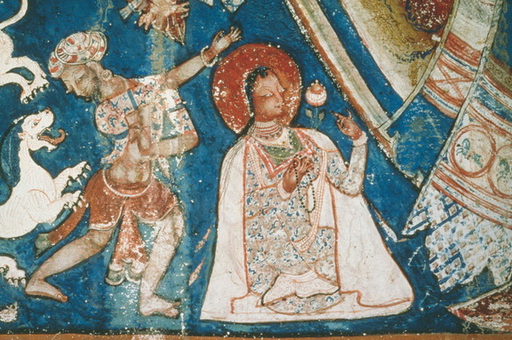 Tārā rescuing from danger