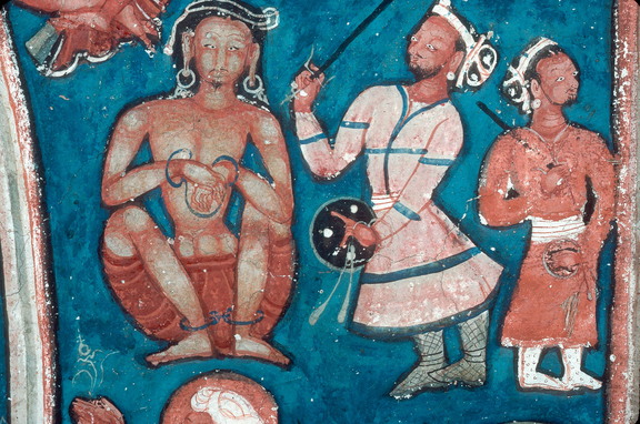Tārā rescuing from danger