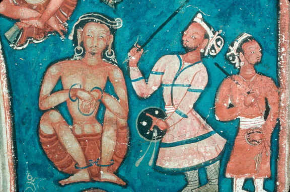 Tārā rescuing from danger
