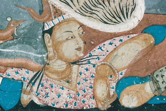 Protective themes in entrance area