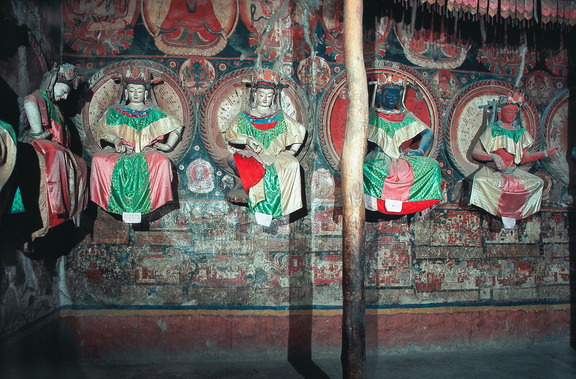 Sudhanas Pilgrimage on the south side of the Tabo Assembly Hall